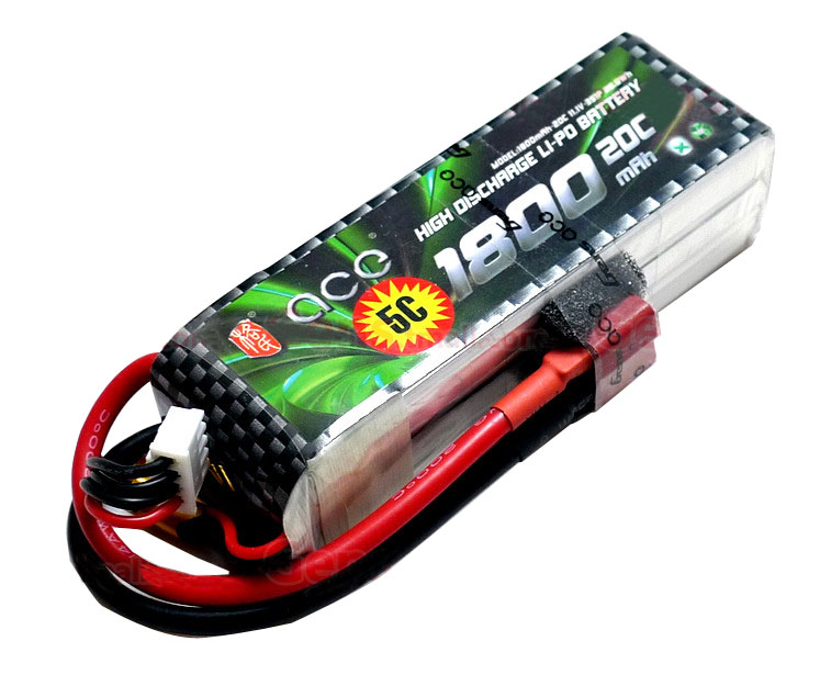 ACE 11.1V 1800mAh 3S 20C LiPo Battery Pack
