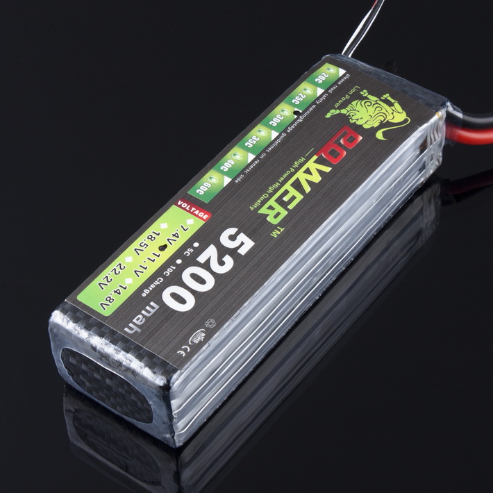 LION Power 11.1V 5200MAH 30C LiPo Battery BG707