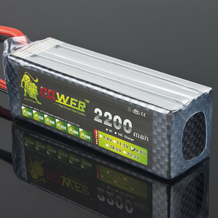 LION Power 14.8V 2200MAH 30C LiPo Battery BT690