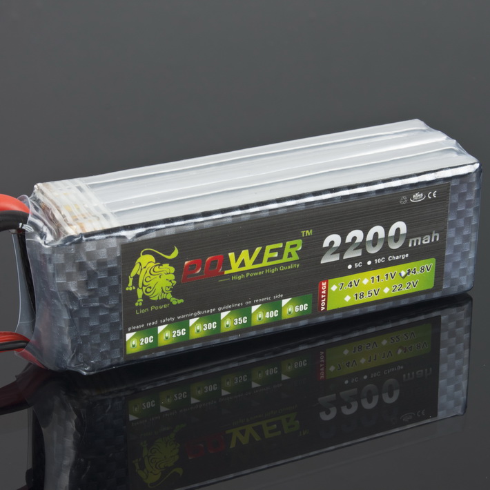 LION Power 14.8V 2200MAH 30C LiPo Battery BT690