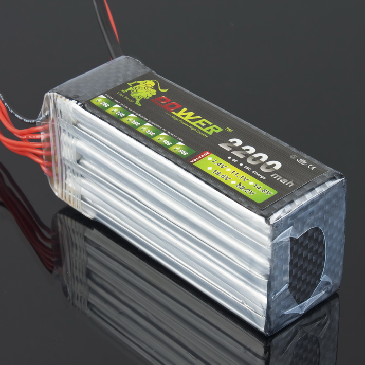 LION Power 22.2V 2200MAH 25C LiPo Battery BT686