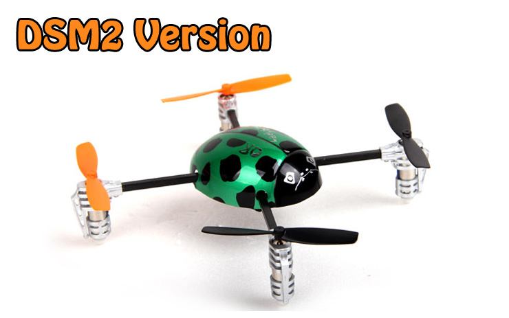 Walkera QR Ladybird DSM2 BNF 4-axis Quadcopter for JR/Spektrum TX