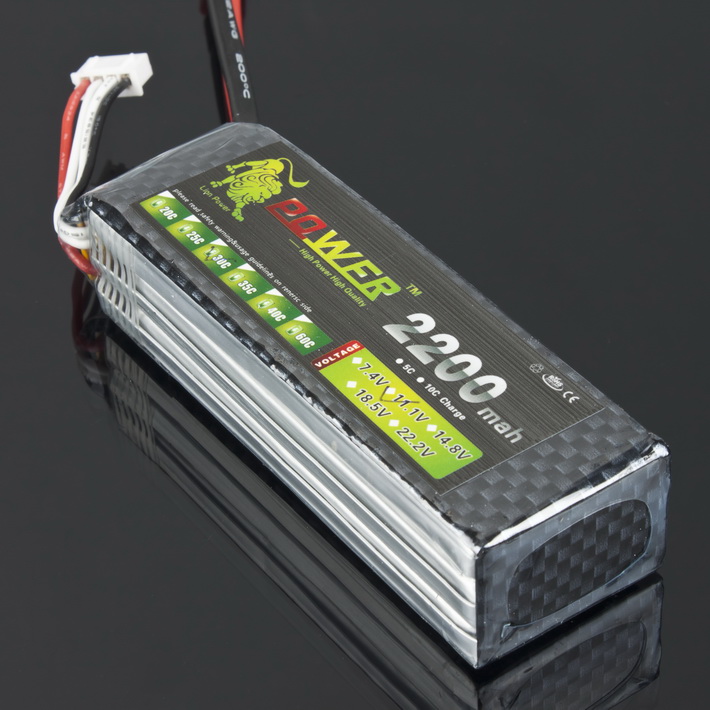 LION Power 11.1V 2200MAH 30C LiPo Battery BT680