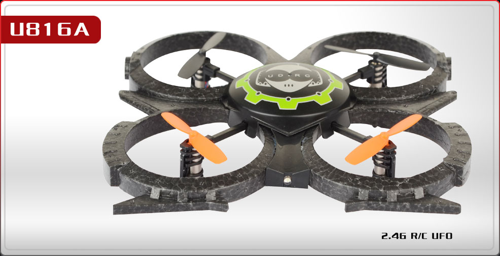 UDI U816A 4CH 6-axis UFO RC Quadcopter 2.4Ghz