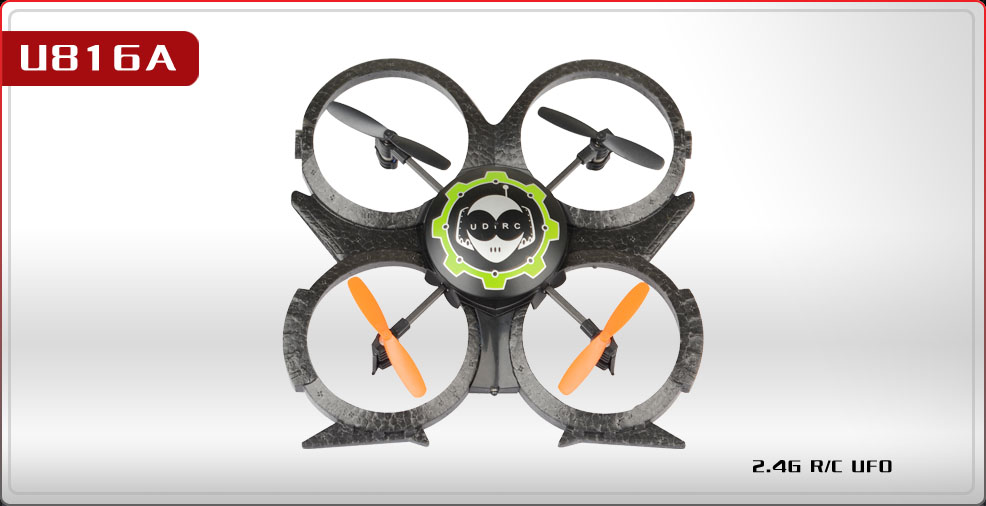 UDI U816A 4CH 6-axis UFO RC Quadcopter 2.4Ghz