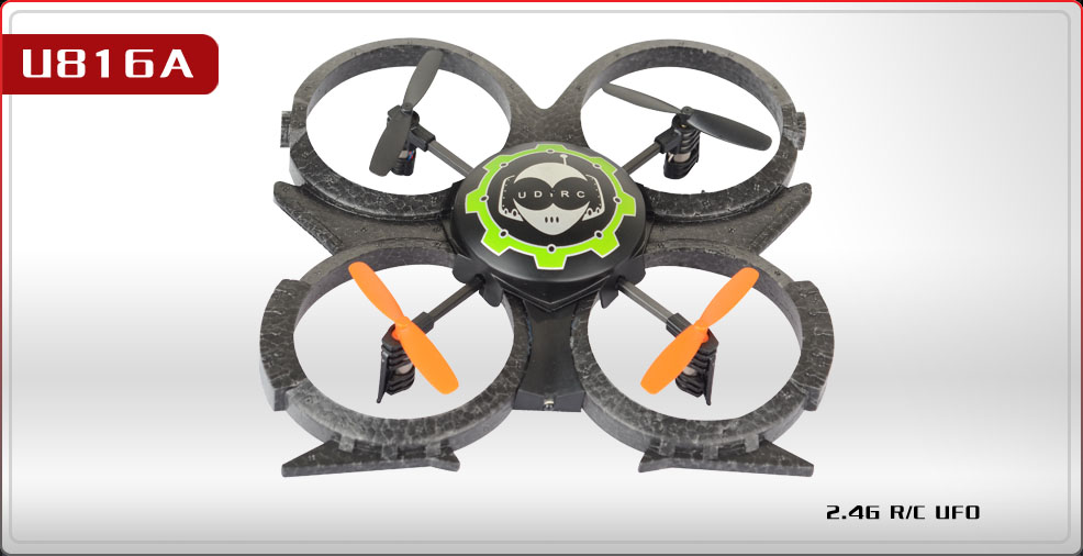 UDI U816A 4CH 6-axis UFO RC Quadcopter 2.4Ghz