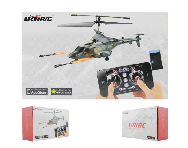 UDI U810A 3.5-Channel iPhone/Android Controlled RC Toy Helicopter with Gyro