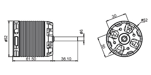 ALIGN 750MX Brushless Motor(530KV) RCM-BL750MX HML75M01