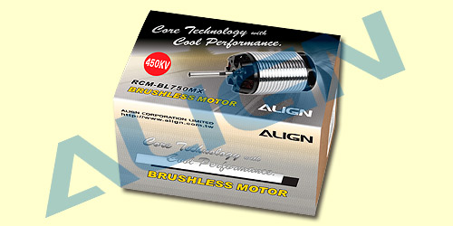 ALIGN 750MX Brushless Motor(450KV) RCM-BL750MX HML75M02