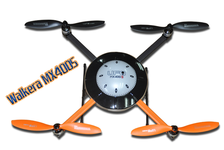 Walkera New UFO MX400S with DEVO 8S 6-Axis Gyro Quadcopter RTF with Aluminum Case 2.4Ghz