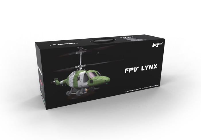 Hubsan H201F FPV Lynx Co-Axial 4CH Helicopter with 2.4Ghz Radio System RTF