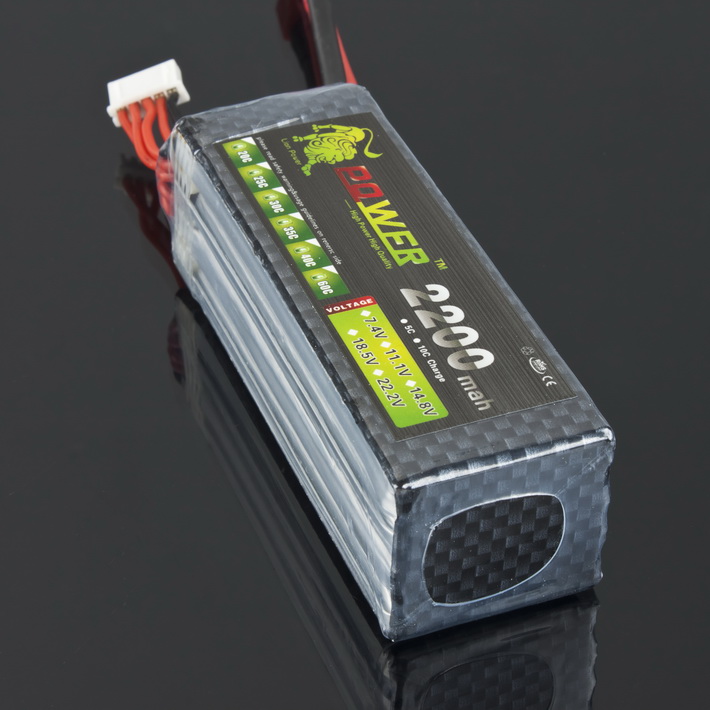 LION Power 14.8V 2200MAH 40C LiPo Battery BT691