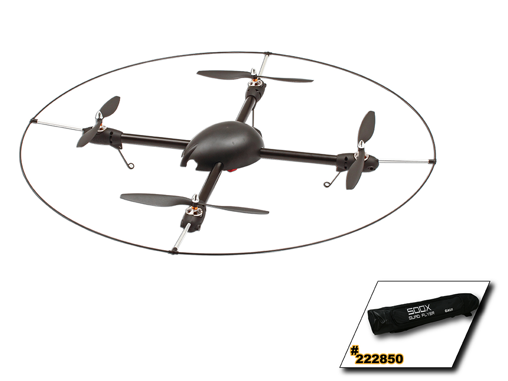 GAUI 500X Quad Flyer Kit (Including Motors, ESCs, Storage bag, Protection Frame,Not including GU-344)222004