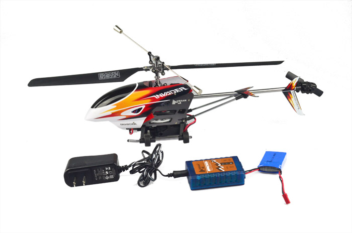 Hubsan FPV Invader Fixed Pitch 4CH Helicopter with 2.4Ghz Radio System RTF H102F