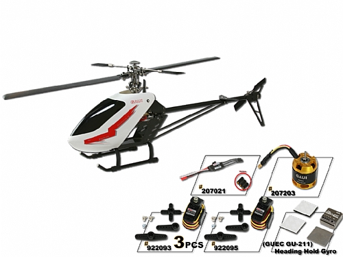 Gaui Hurricane 255 Super Combo RC Helicopter 207955