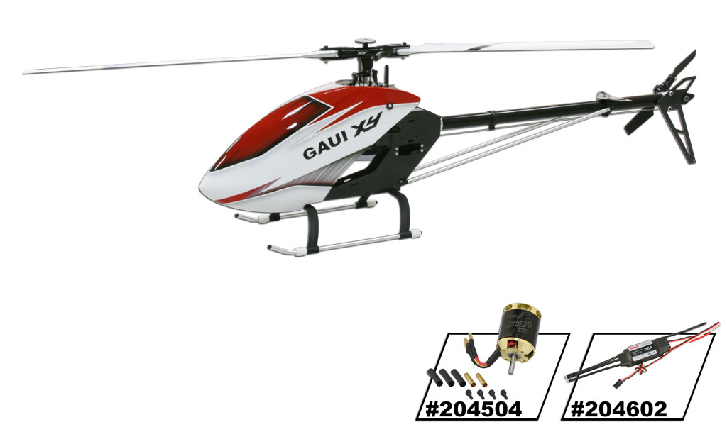 Gaui X4 Combo RC Helicopter 213002 (with ESC and Motor)