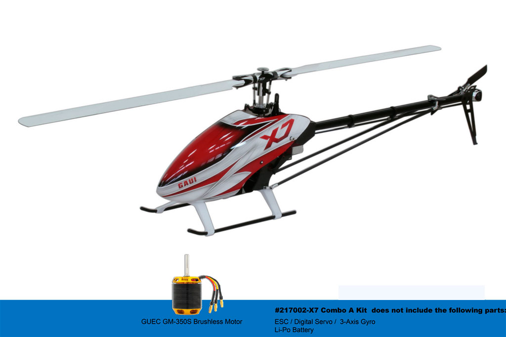 Gaui X7 Combo A Kit RC Helicopter 217002