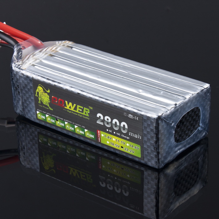 LION Power 22.2V 2800MAH 30C LiPo Battery BG704