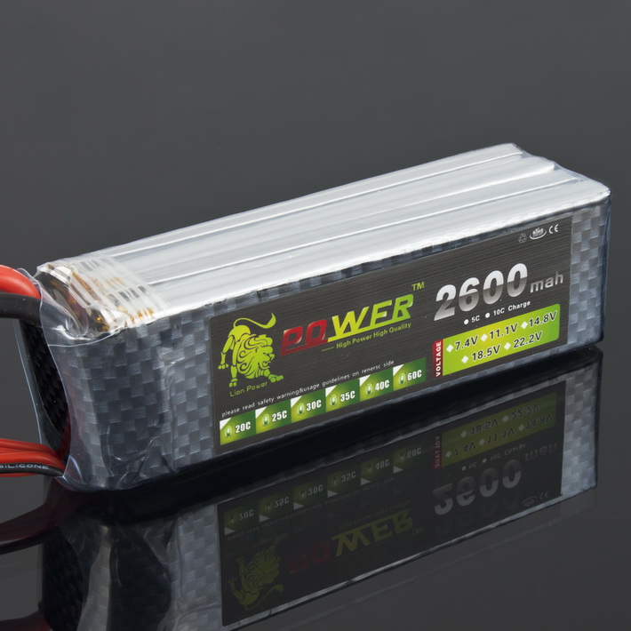 LION Power 14.8V 2600MAH 30C LiPo Battery BT683