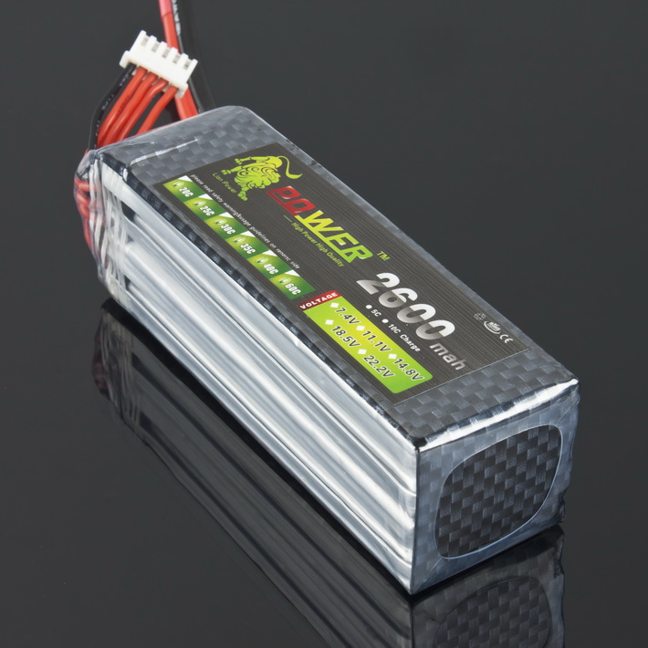 LION Power 14.8V 2600MAH 30C LiPo Battery BT683