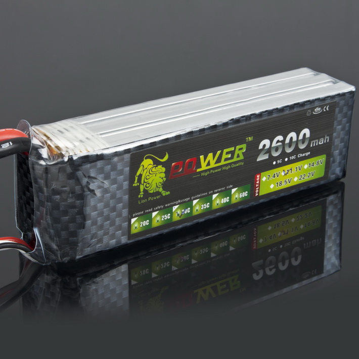 LION Power 11.1V 2600MAH 30C LiPo Battery BT697