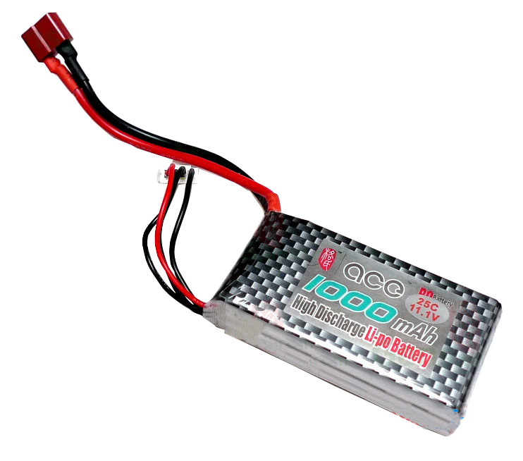 ACE 11.1V 1000mAh 25C LiPo Battery Pack for little plane