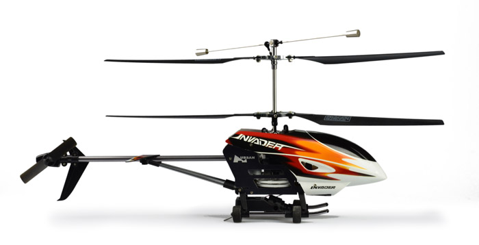 Hubsan H202F FPV Invader Co-Axial 4CH Helicopter with 2.4Ghz Radio System RTF