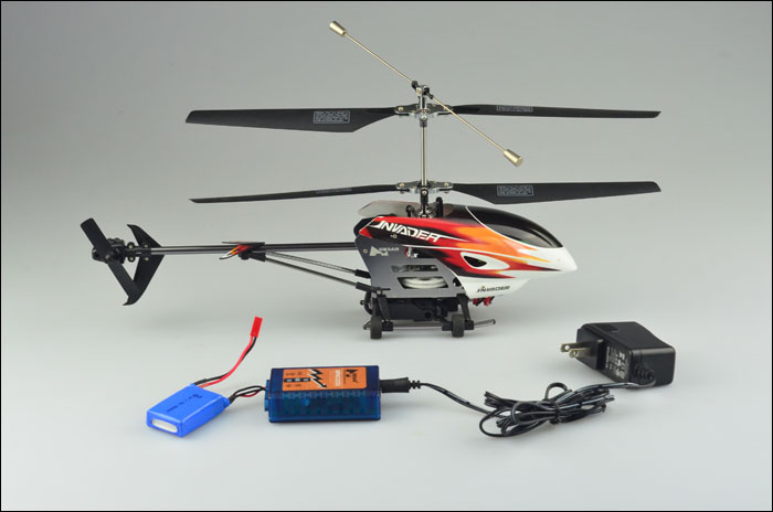 Hubsan H202F FPV Invader Co-Axial 4CH Helicopter with 2.4Ghz Radio System RTF