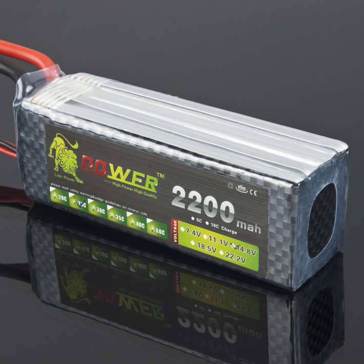 LION Power 14.8V 2200MAH 25C LiPo Battery BT694