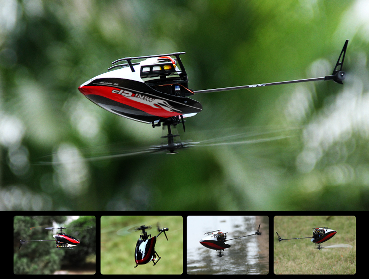 Walkera mini CP  With DEVO 7E Transmitter 6CH 3D 3-axis gyro helicopter RTF 2.4 GHz