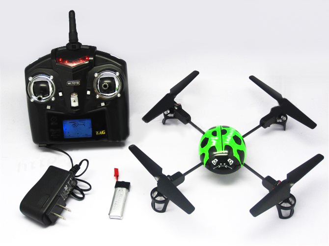 WL V929 Big Ladybird RTF 4-rotor Quadcopter UFO With Transmitter 2.4GHz