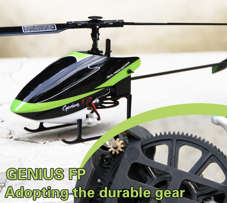 Walkera Genius FP RC Helicopter RTF Flybarless 4CH 2.4GHz Wiht 2402D Transmitter