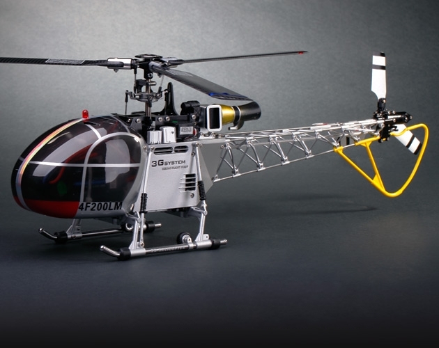 Walkera HM 4F200LM 8-CH RTF helicopter WK2801 (2.4 GHz Silver Edition)