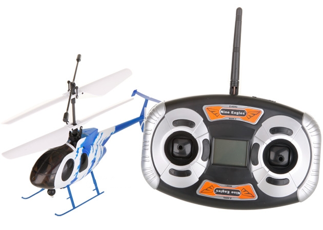 Nine Eagles Bravo III 312A 4CH helicopters RTF (Blue Edition 2.4 GHz )