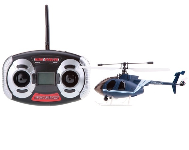 Nine Eagles Bravo SX 320A 4CH RTF Helicopter (Blue Edition 2.4 GHz )