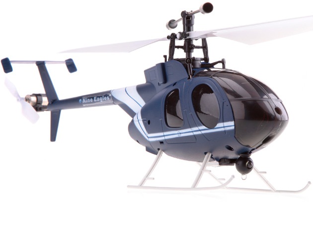 Nine Eagles Bravo SX 320A 4CH RTF Helicopter (Blue Edition 2.4 GHz )