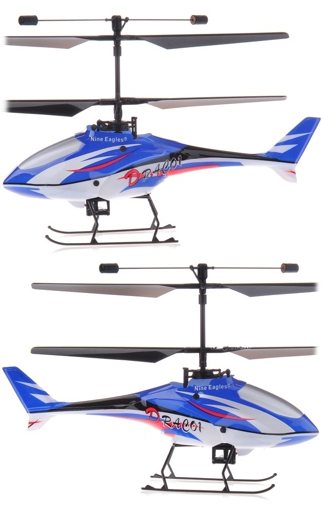 Nine Eagles Draco 210A helicopter 4ch RTF (Blue Edition 2.4 GHz )