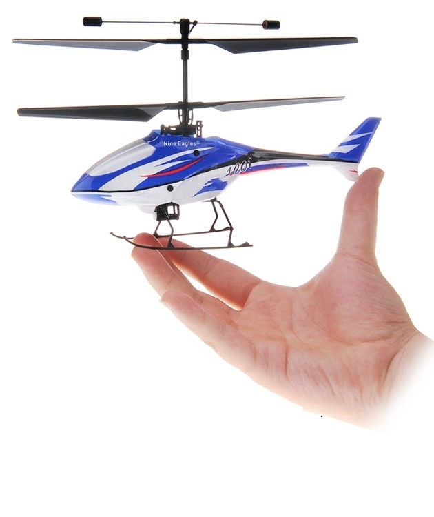 Nine Eagles Draco 210A helicopter 4ch RTF (Blue Edition 2.4 GHz )