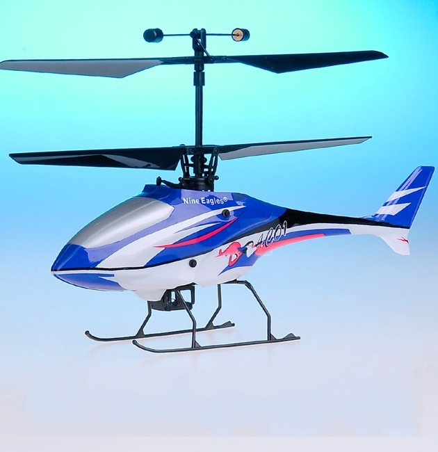 Nine Eagles Draco 210A helicopter 4ch RTF (Blue Edition 2.4 GHz )