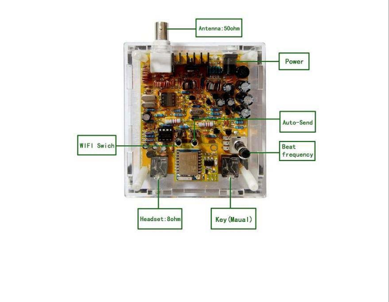 Super Rock Mite RM CW transceiver Shortwave radio Telegraph 7.023M PIC Completed 