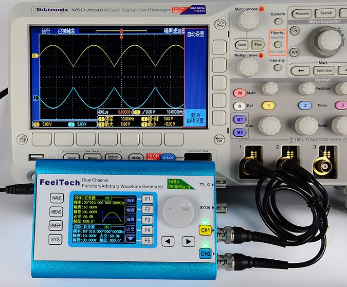 FY6300-40M 40MHz Dual Channel DDS Function Arbitrary Waveform Signal Generator 