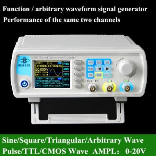 Details about   JDS6600-15M Dual Function Signal Generator Pulse Signal Source Frequency Meter 