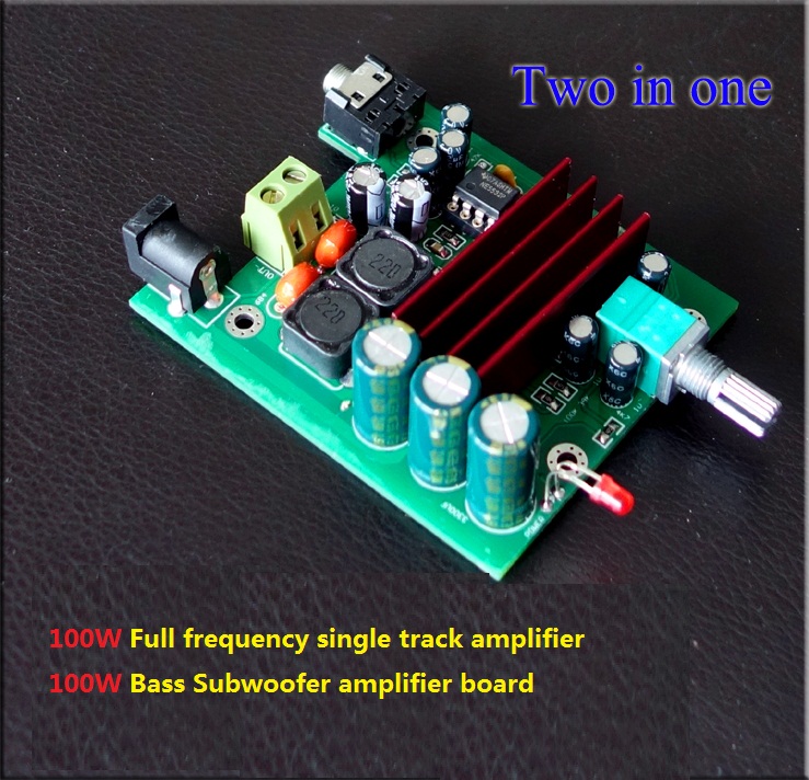 B3 100W Subwoofer Digital Power Amplifier Board NE5532 8 ...