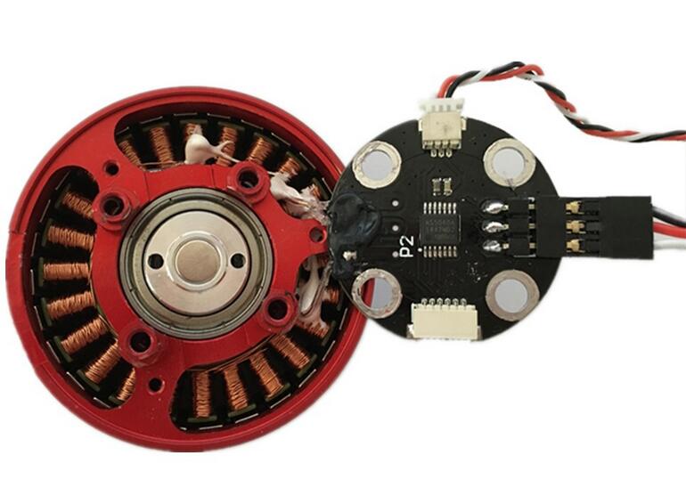 Color: w Solid Magnet Ring Part & Accessories 1PC AS5048A 14Bit High Precision Magnetic Encoder w PWM/SPI Port for Alexmos Basecam 3 Axis Brushless Gimbal/PTZ Motor Encoder 