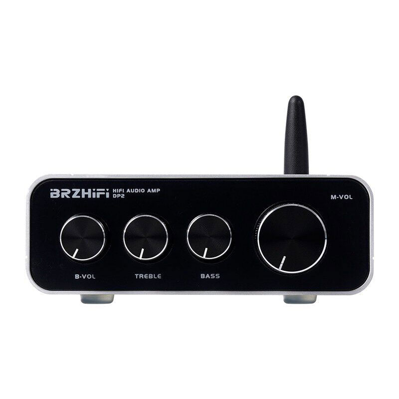 BRZHIFI DP2 HiFi Audio Amp Desktop 2.1 Channel 50Wx2+100W Power Amplifier TPA3116 Dual Chip BT5.3