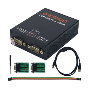 CANFD-X2R Dual Channel USB CAN/CANFD Analyzer Recorder 480Mbps High Speed USB2.0 HS Support Offline Working Mode