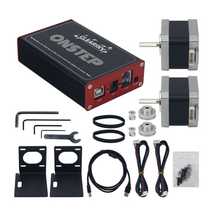 TeSeek EXOS2 Kit DIY Equatorial Tracking Motor Drive Main Control with Brake for Equatorial Mount Onstep GoTo