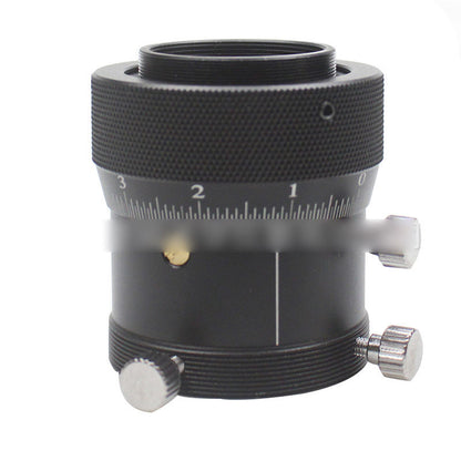 TeSeek Portable 1.25-Inch to SCT Double Thread High Precision Focuser 10MM Focusing Stroke for Astronomical Telescope