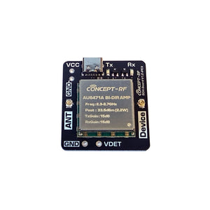 AU6471A 2.3-2.7GHz 3W 15dB Bidirectional RF Power Amplifier Module IPEX1 Interface Better Than GSM2624