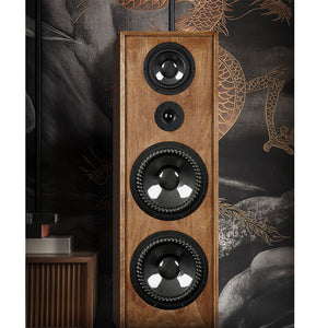 2PCS UOTANG T806 300W Passive Floor Standing Speakers 10-Inch 3-Way HiFi Fever Grade Loudspeakers